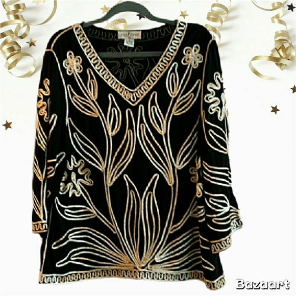 Once Again, Sweater Top, size 1X - Picture 2 of 9